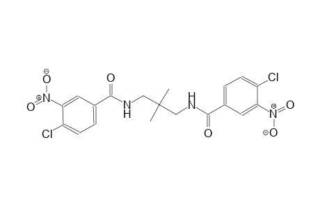4-chloro-N-{3-[(4-chloro-3-nitrobenzoyl)amino]-2,2-dimethylpropyl}-3-nitrobenzamide