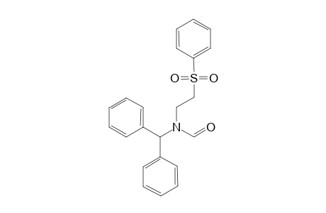 N-(diphenylmethyl)-N-[2-(phenylsulfonyl)ethyl]formide