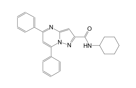 N-cyclohexyl-5,7-diphenylpyrazolo[1,5-a]pyrimidine-2-carboxamide