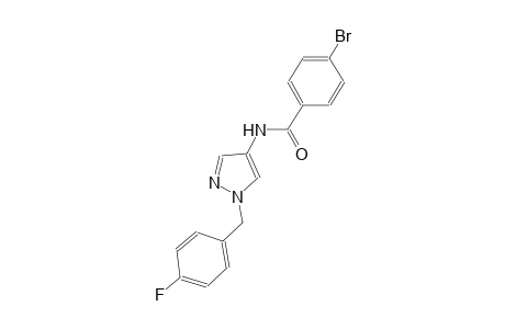4-bromo-N-[1-(4-fluorobenzyl)-1H-pyrazol-4-yl]benzamide
