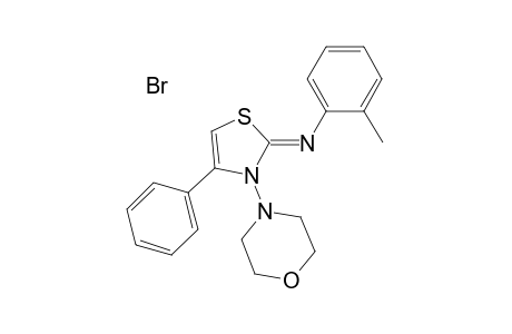 (3-morpholin-4-yl-4-phenyl-3H-thiazol-2-ylidene)-O-tolyl-amine