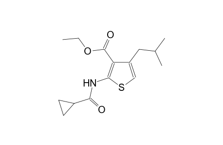 ethyl 2-[(cyclopropylcarbonyl)amino]-4-isobutyl-3-thiophenecarboxylate