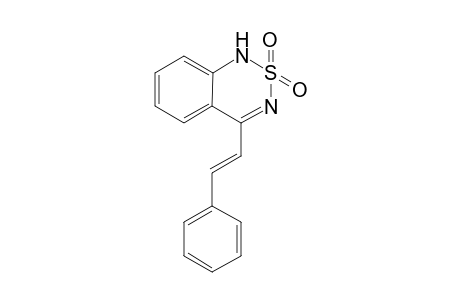 4-Styryl-1H-1-(2,1,3)-benzothiadiazine - 2,2-dioxide