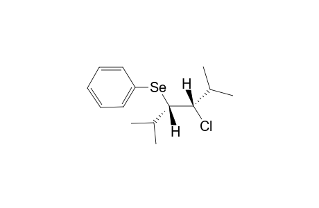 ERYTHRO-3-BENZENESELENYL-4-CHLORO-2,5-DIMETHYL-HEXANE
