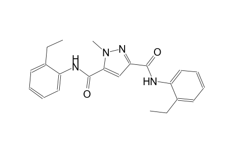 1H-pyrazole-3,5-dicarboxamide, N~3~,N~5~-bis(2-ethylphenyl)-1-methyl-