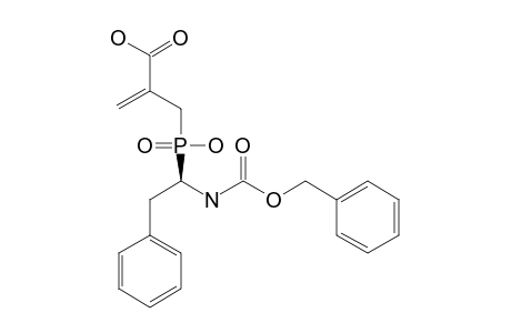 (R)-2-[(1'-(N-BENZYLOXYCARBONYL)-AMINO-2'-PHENYLETHYL)-HYDROXYPHOSPHINYL]-METHYL-PROP-2-ENOIC-ACID
