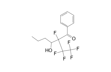 2-Fluoro-3-hydroxy-2-(1,1,2,2,2-pentafluoroethyl)-1-phenyl-1-hexanone