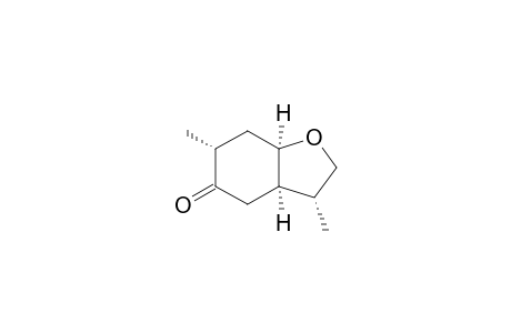(1R,4R,6R,9R)-4,9-Dimethyl-7-oxabicyclo[4.3.0]nonan-3-one