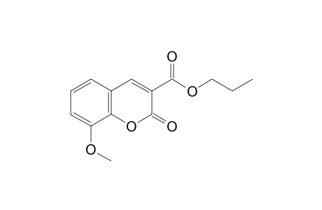 Propyl 8-methoxy-2-oxo-2H-chromene-3-carboxylate
