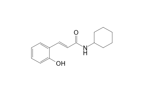 (E)-N-cyclohexyl-3-(2-hydroxyphenyl)-2-propenamide