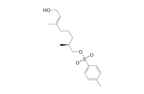 2-Octene-1,8-diol, 3,7-dimethyl-, 8-(4-methylbenzenesulfonate), [S-(E)]-