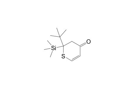 2-t-Butyl-2-trimethylsilyl-3,4-dihydro-2H-thiopyran-4-one