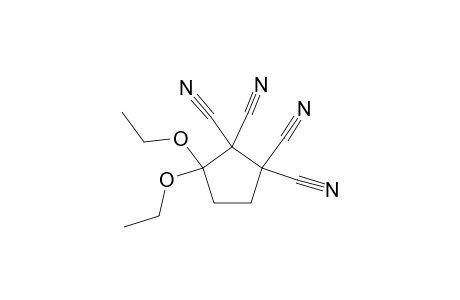2,2,3,3-Tetracyano-1,1-diethoxy-cyclopentane