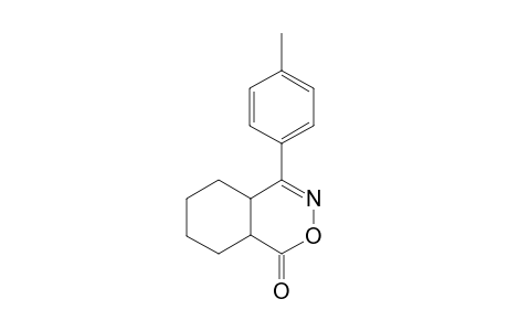 4-(4-methylphenyl)-4a,5,6,7,8,8a-hexahydro-2,3-benzoxazin-1-one