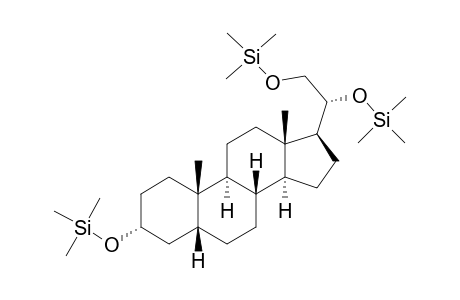 Tristrimethylsilyl 3.alpha.,20.alpha.,21-trihydroxy-5.beta.-pregnane