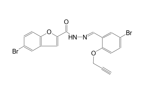 5-bromo-N'-{(E)-[5-bromo-2-(2-propynyloxy)phenyl]methylidene}-1-benzofuran-2-carbohydrazide