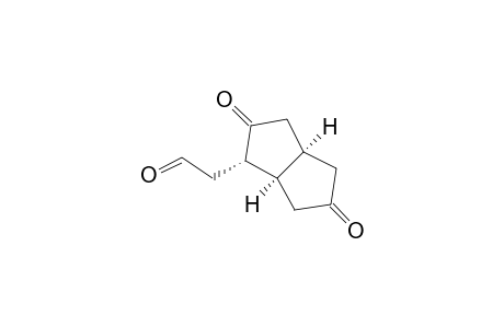 2-(2-Oxoethyl)-cis-bicyclo[3.3.0]octane-3,7-dione