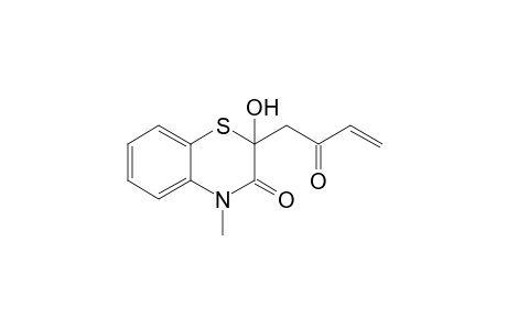 2-hydroxy-2-(2-ketobut-3-enyl)-4-methyl-1,4-benzothiazin-3-one