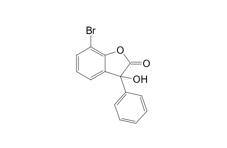 7-Bromanyl-3-oxidanyl-3-phenyl-1-benzofuran-2-one