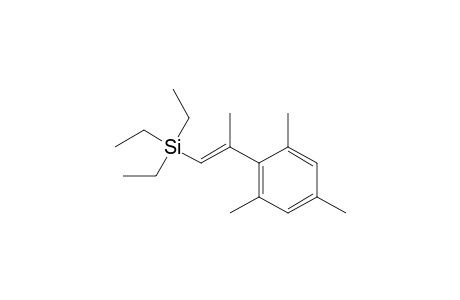 (E)-1-(1-Triethylsilyl-1-propen-2-yl)-2,4,6-trimethylbenzene
