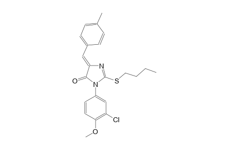4H-imidazol-4-one, 2-(butylthio)-3-(3-chloro-4-methoxyphenyl)-3,5-dihydro-5-[(4-methylphenyl)methylene]-, (5Z)-