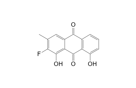 2-Fluoro-1,8-dihydroxy-3-methylanthracene-9,10-dione