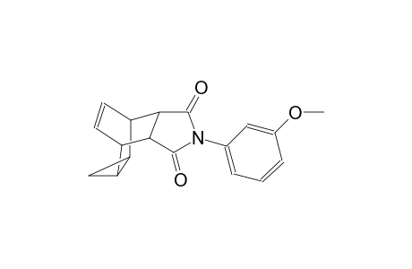 2-(3-methoxyphenyl)-4,4a,5,5a,6,6a-hexahydro-4,6-ethenocyclopropa[f]isoindole-1,3(2H,3aH)-dione
