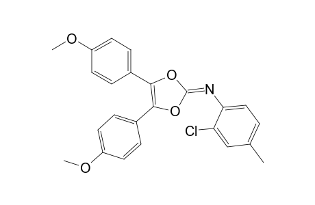 4,5-Bis(4-methoxyphenyl)-2-(2-chloro-4-methylphenylimino)-1,3-dioxole