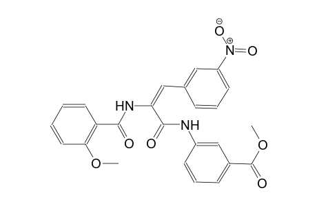benzoic acid, 3-[[(2E)-2-[(2-methoxybenzoyl)amino]-3-(3-nitrophenyl)-1-oxo-2-propenyl]amino]-, methyl ester