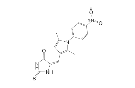 (5E)-5-{[2,5-dimethyl-1-(4-nitrophenyl)-1H-pyrrol-3-yl]methylene}-2-thioxo-4-imidazolidinone