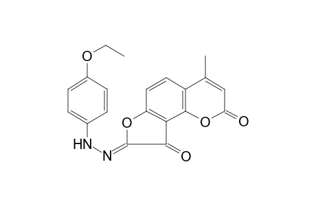 4-Methyl-2H-furo[2,3-h]chromene-2,8,9-trione 8-[(4-ethoxyphenyl)hydrazone]