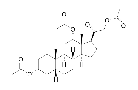 3α,12α,21-trihydroxy-5β-pregnan-20-one, triacetate