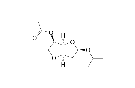 (3R,3AS,5R,6AR)-5-ISOPROPOXY-HEXAHYDROFURO-[3,2-B]-FURAN-3-YL-ACETATE;ISOPROPYL-3,6-ANHYDRO-2-DEOXY-BETA-D-ARABINOHEXOFURANOSIDE-ACETATE