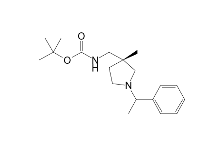 1,1-Dimethylethyl-[3'(S)-methyl-1'-(1"-phenylethyl)-3'-pyrrolidinyl]methyl carbamate