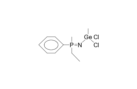 N-(Dichloro-methyl-germyl)-ethyl-methyl-phenyl-phosphinimine