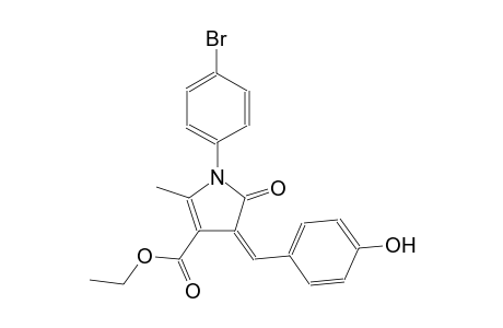 ethyl (4Z)-1-(4-bromophenyl)-4-(4-hydroxybenzylidene)-2-methyl-5-oxo-4,5-dihydro-1H-pyrrole-3-carboxylate