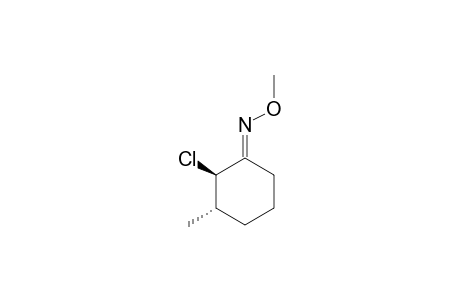 (E)-TRANS-2-CHLORO-3-METHYLCYCLOHEXANONE-O-METHYLOXIME