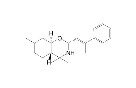 2.alpha.-(trans-2-Methyl-2-phenylethenyl)-4,4,7.alpha.-trimethyl-trans-octahydro-1,3-benzoxazine