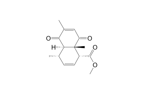 1-Naphthalenecarboxylic acid, 1,4,4a,5,8,8a-hexahydro-4,6,8a-trimethyl-5,8-dioxo-, methyl ester, (1.alpha.,4.alpha.,4a.alpha.,8a.beta.)-