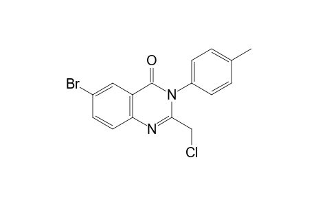 6-bromo-2-(chloromethyl)-3-(p-tolyl)quinazolin-4(3H)-one