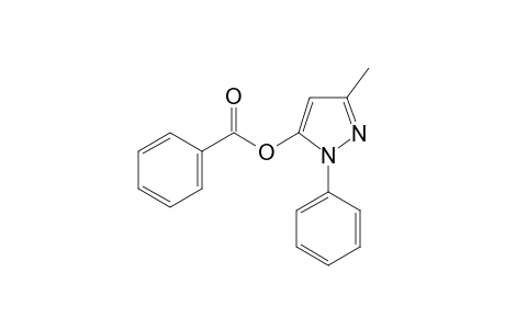 3-Methyl-1-phenyl-1H-pyrazol-5-yl benzoate