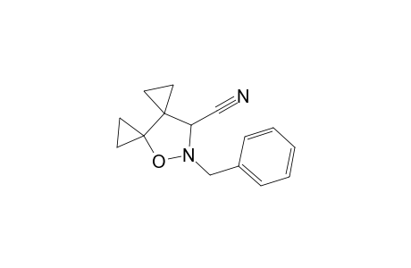 8-(Phenylmethyl)-7-oxa-8-azadispiro[2.0.2^{4}.3^{3}]nonane-9-carbonitrile