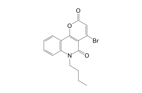 6-Butyl-4-bromo-3H-pyrano[3,2-c]quinolin-2,5-dione