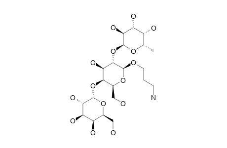 3-AMINOPROPYL-2-O-(ALPHA-L-FUCOPYRANOSYL)-4-O-(ALPHA-D-GALACTOPYRANOSYL)-BETA-D-GALACTOPYRANOSIDE