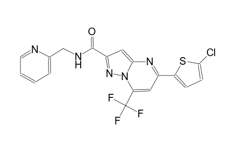 5-(5-chloro-2-thienyl)-N-(2-pyridinylmethyl)-7-(trifluoromethyl)pyrazolo[1,5-a]pyrimidine-2-carboxamide