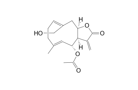 [3aR-(3aR*,4R*,5E,9E,11aR*)]-4-(acetyloxy)-3a,4,7,8,11,11a-hexahydro-10-(hydroxymethyl)-6-methyl-3-methylenecyclodeca[b]furan-2(3H)-one