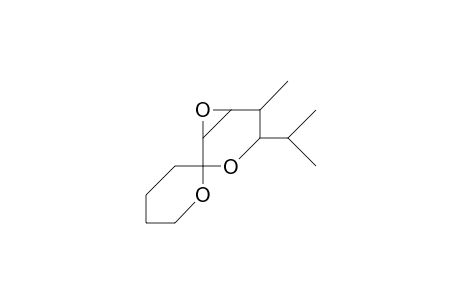 (1a,2b,4a,5b,6A)-5-Methyl-4-isopropyl-spiro(3,7-dioxa-bicyclo(4.1.0)heptan-2,2'-[2H]pyran)