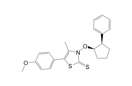 N-((cis)-2'-Phenylcyclopentoxy)-5-(p-methoxyphenyl)-4-methylthiazole-2(3H)-thione