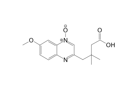 2-Quinoxalinebutanoic acid, 6-methoxy-.beta.,.beta.-dimethyl-, 4-oxide