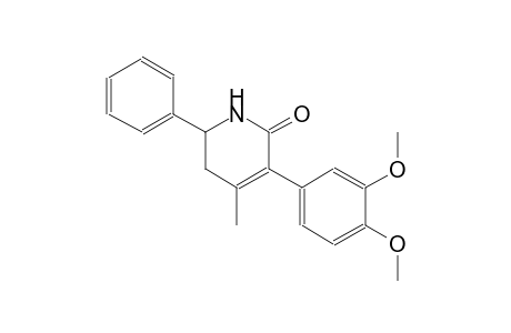 3-(3,4-dimethoxyphenyl)-4-methyl-6-phenyl-5,6-dihydro-2(1H)-pyridinone